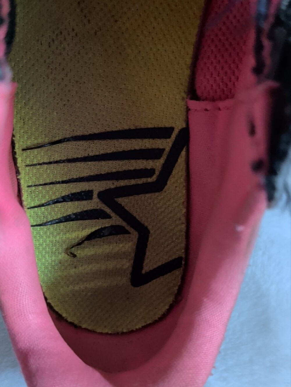 Nike Kids Black and Pink Hook-and-Loop Athletic Sneakers - Picture 10 of 16